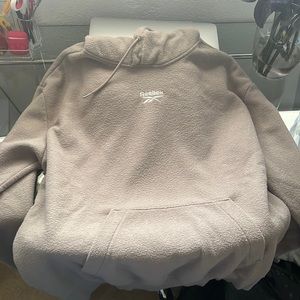 Reebok Classics wardrobe essentials terrycloth hoodie in gray